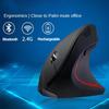 2.4G Vertikální Bezdrátová Bluetooth 5.0 Myš Ergonomická Dobíjecí Myš RGB 1600 DPI Tichá Myš pro PC Laptop Stolní počítač