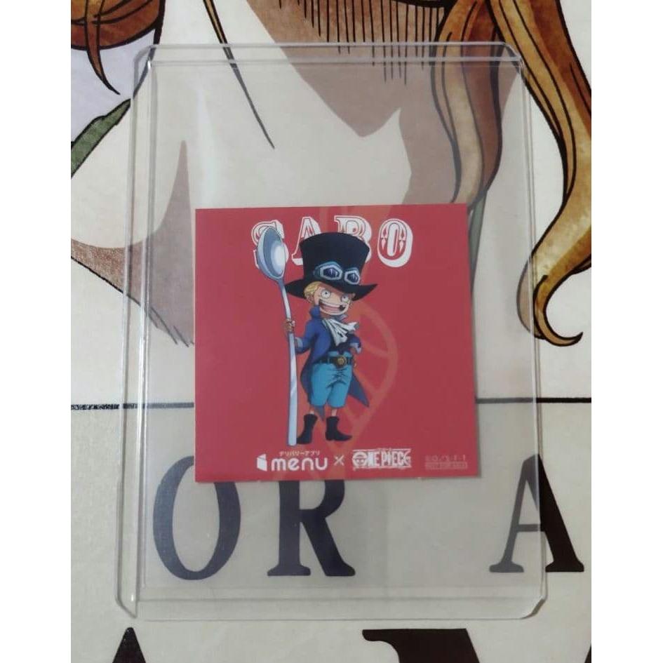 Used One Piece menu Collaboration Limited Chibi One Piece Seal Sabo