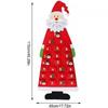 Santa Claus Felt Advent Calendar Countdown to Christmas Wall Hanging for Home Holiday Decor Festive Seasonal Ornament