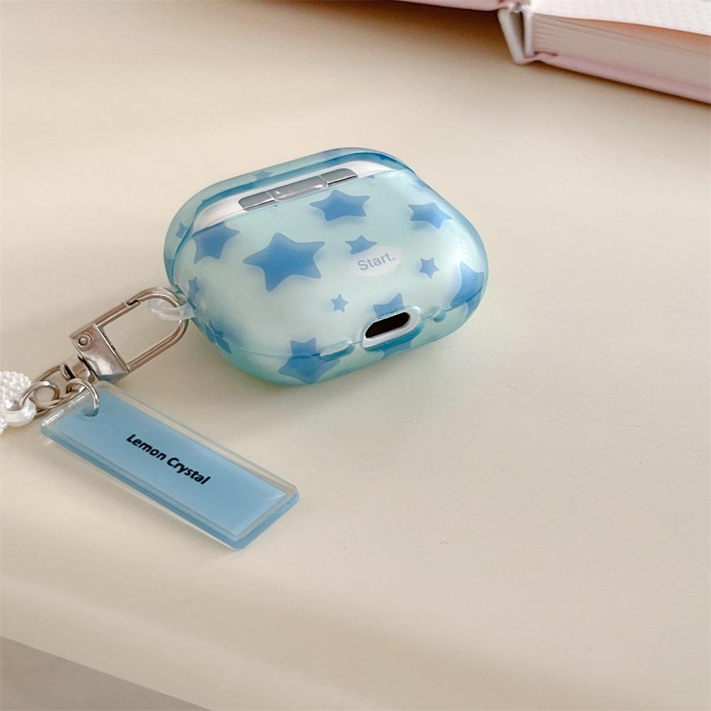 Applicable to Apple AirPods 1 /1 generation Blue Star earphone cover PRO1 personalized Bluetooth case PRO1 protective case PRO