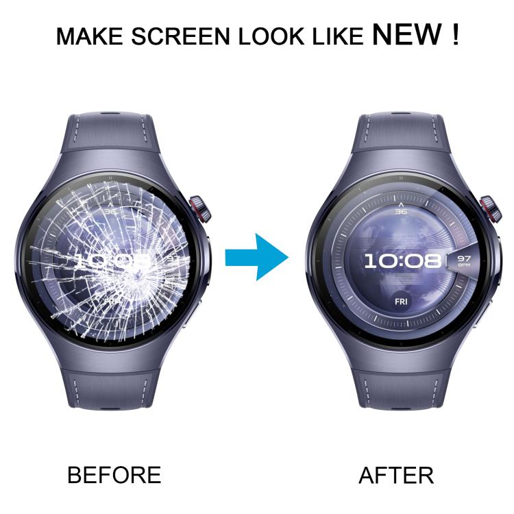 For Huawei Watch 5 46mm Original Sapphire Front Screen Outer Glass Lens, Broken Watch Outer Glass Repair Part