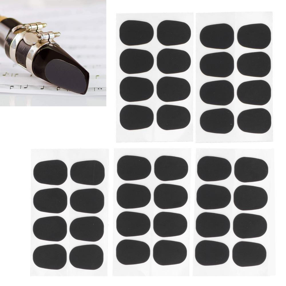 160 Pcs Black Color Clarinet Mouthpiece Patches For Saxophone Performance