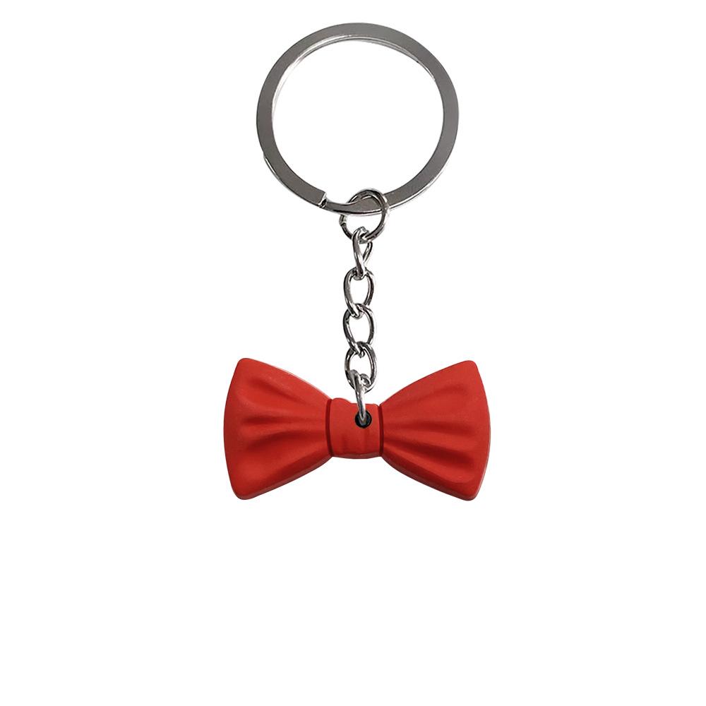 Bow Knot Keychain Soft PVC Pendant Ornament