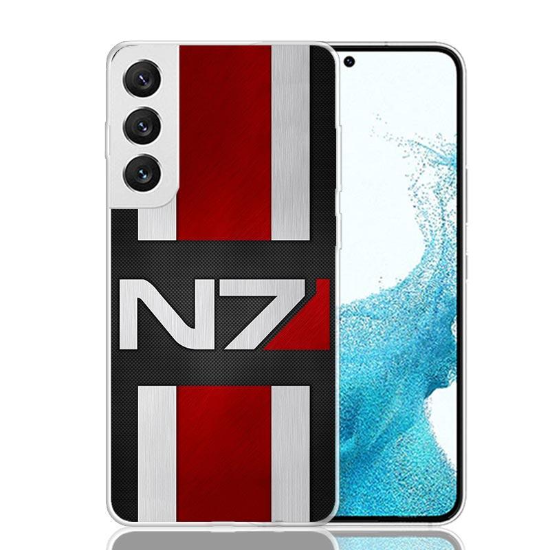 N7 Mass Effect For Samsung Galaxy S25 S24 S23 S22 Ultra Phone Case S21 Plus S20 FE S10 + S25Edge Fundas Cover Galaxy S25 S24 S23
