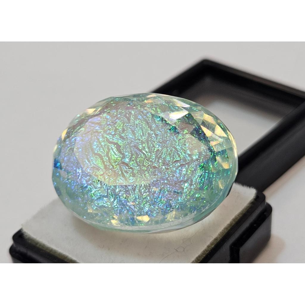 50+ Ct Natural Monarch Fire Opal Oval Cut Fabulous Loose Gemstone