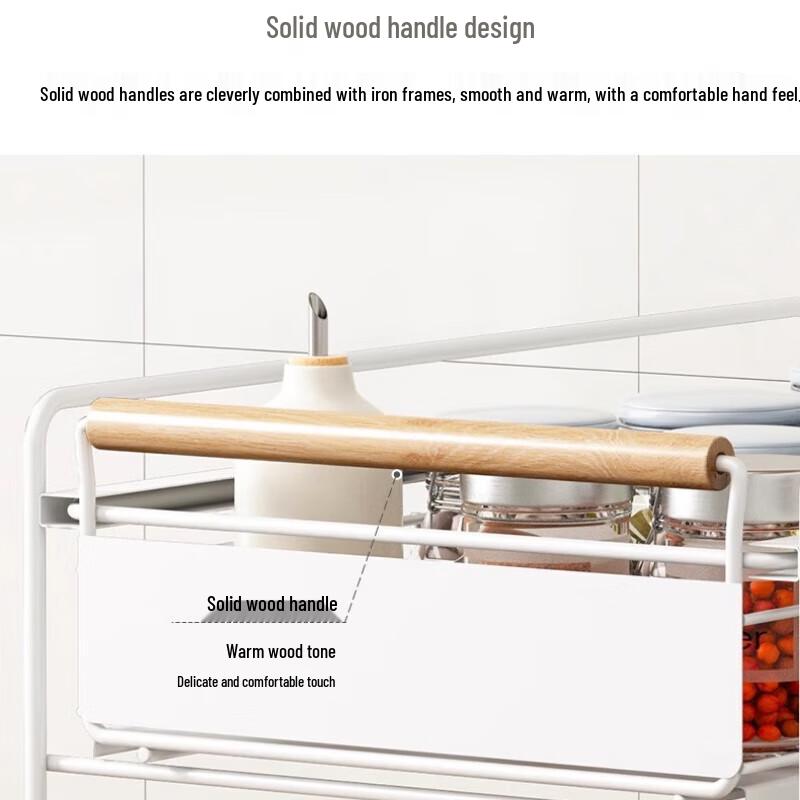 Beifu Kitchen Bathroom Under-Sink Pull-Out Storage Rack