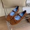 IPPEUM Ballet Flats Shoes Round Toe Mary Janes 2025 New Summer Flat Ballerina Shoes