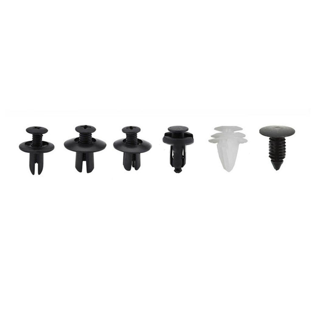 Bumper Retainer Clip Plastic Lightweight Car Rivets Fastener Replacement with 5PCS Screwdriver 100PCS