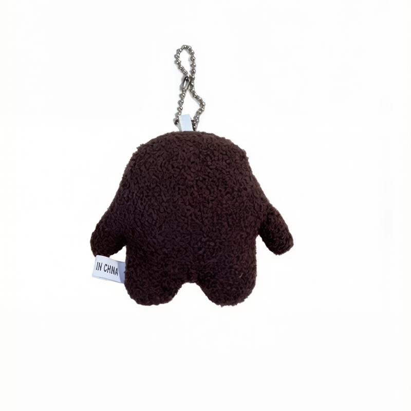 Domo Kun Plush Keychain Anime Keyring Charm for Bag Keys Gift Kawaii Cute Collection About 9*7*4 Cm