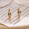 Exquisite Retro Zircon Snake Earrings: Luxury, Versatile Ear Cuffs for Women