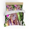 Fashion Japan Anime Cartoon Bedding Set 3D Print Christmas Gift Duvet Cover Sexy Girls Bed Quilt Cover Pillowcase