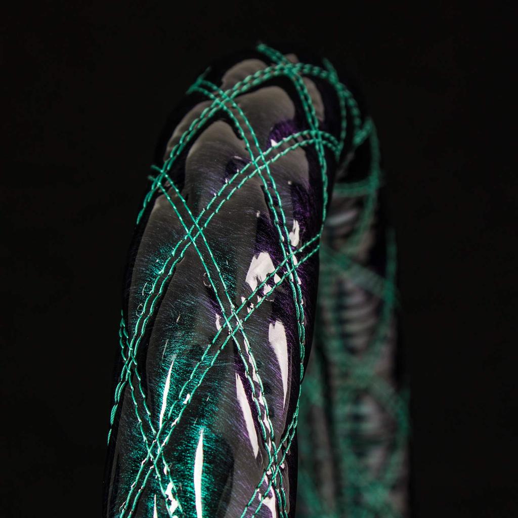 Miyabi HC-OR2LGR Extra Thick Steering Wheel Cover, Drum Star (Orion), Size, Green