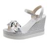 Fashion Wedges Heel Open Toe Sandals for Women New Breathable Fashion Shoe Low Price 2025 Trend Original Vip Pvc Summer Woman Shoes Sale