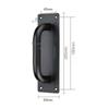 Sliding Barn Door Handles Stainless Steel Interior Door Handle Cabinet Pulls  Wardrobe Furniture Pull Kitchen Drawer Hardware