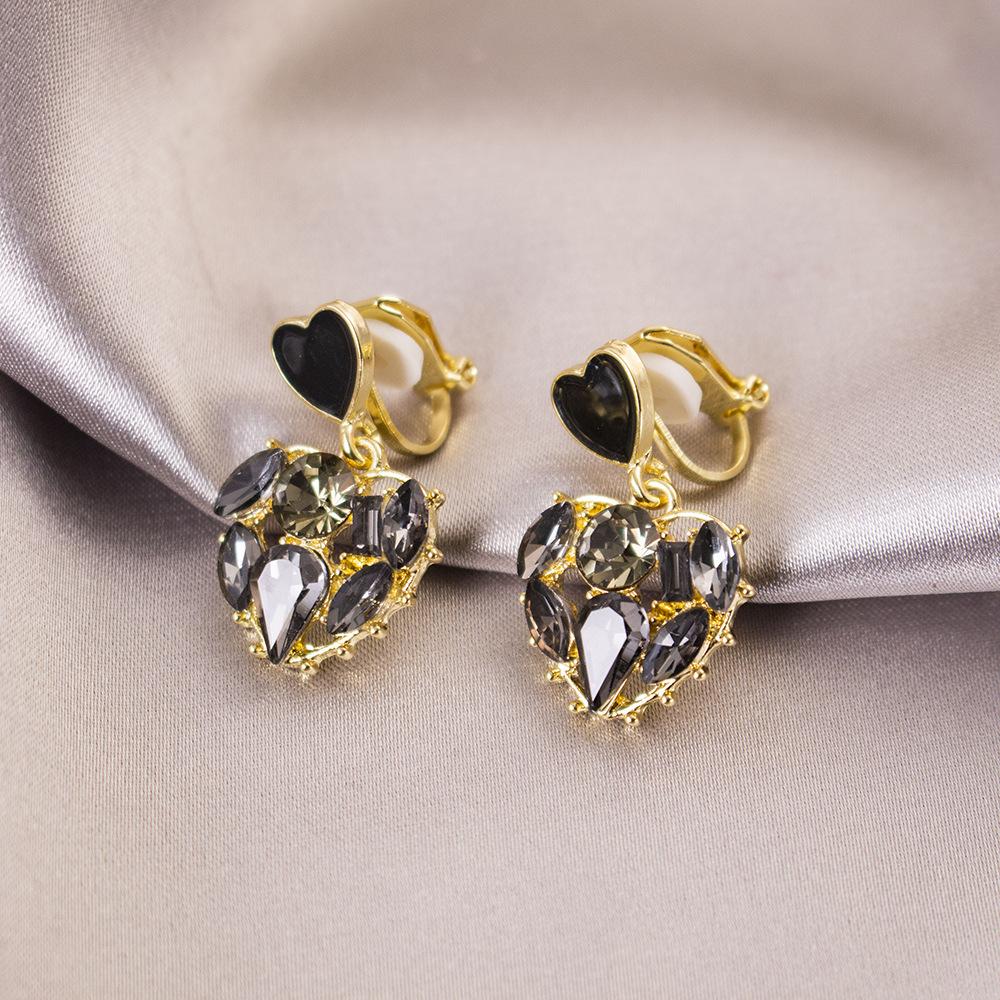 Versatile Light Luxury Ear Clips Without Pierced Ears Daily High-end Triangular Ear Clips Versatile Women's Earrings
