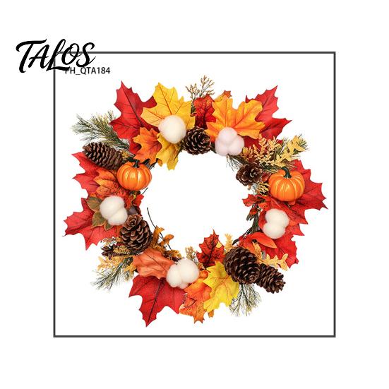 Waterproof Outdoor Glass Ornament Thanksgiving Autumn Wall Decal, Maple Leaf Pinecone Pumpkin Harvest Window Sticker, Clings Self-Adhesive Cling