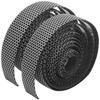 1 Pair Bike Handlebar Tape AntiSlip Elastic Bicycle Bike Cycling Handle Wraps Tape(Black White )