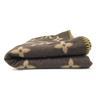 Louis Vuitton M92067 Monogram Rag Monogram interior throw blanket Angola Brown