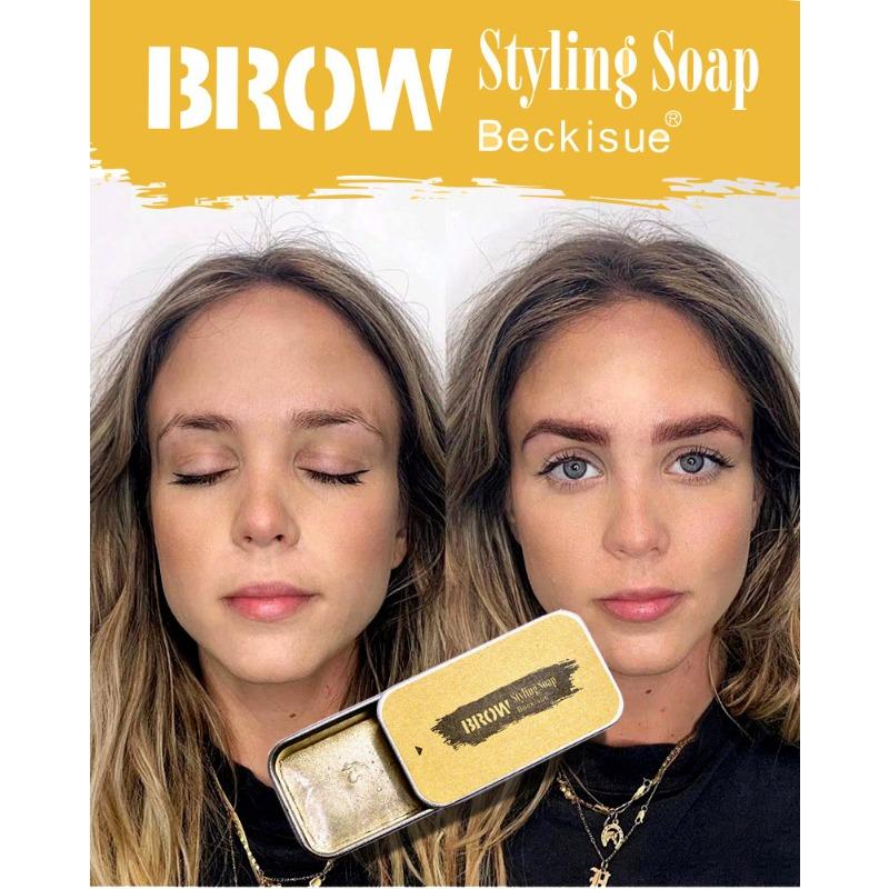 Beckisue Eyebrow Styling Soap Wild Eyebrow Cream Colourless Long Lasting Natural Eyebrow Soap