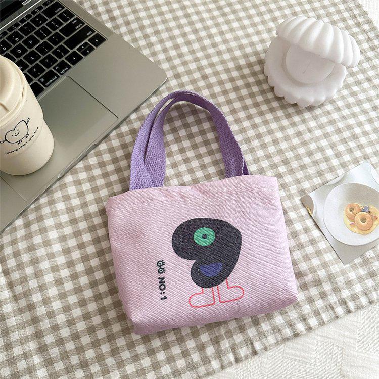 

Женская мини-холщовая сумка-тоут - Маленькая сумочка для мам и малышей