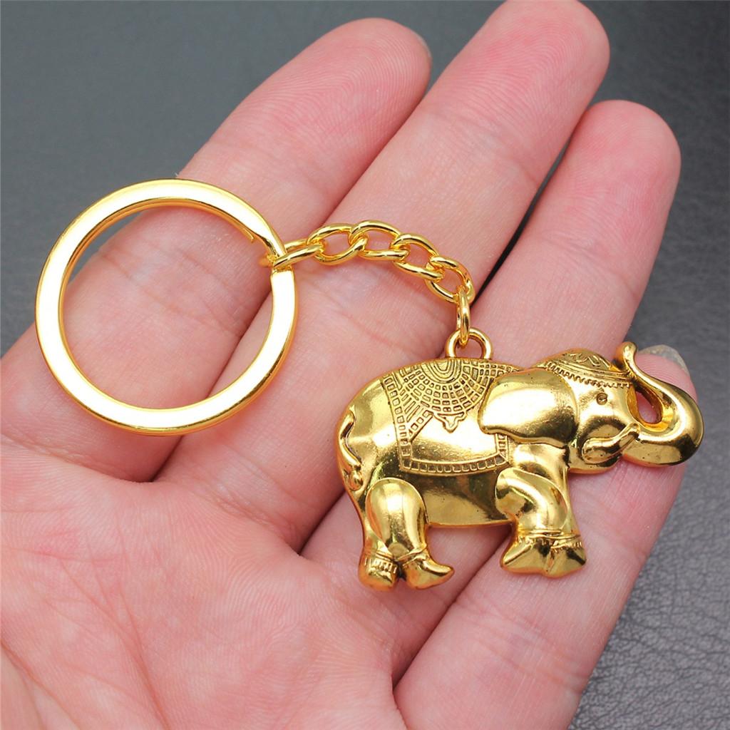 Big Elephant Animal Keychain for Women Best Seller Sweet Christmas Gift Streetwear Car Key Ring