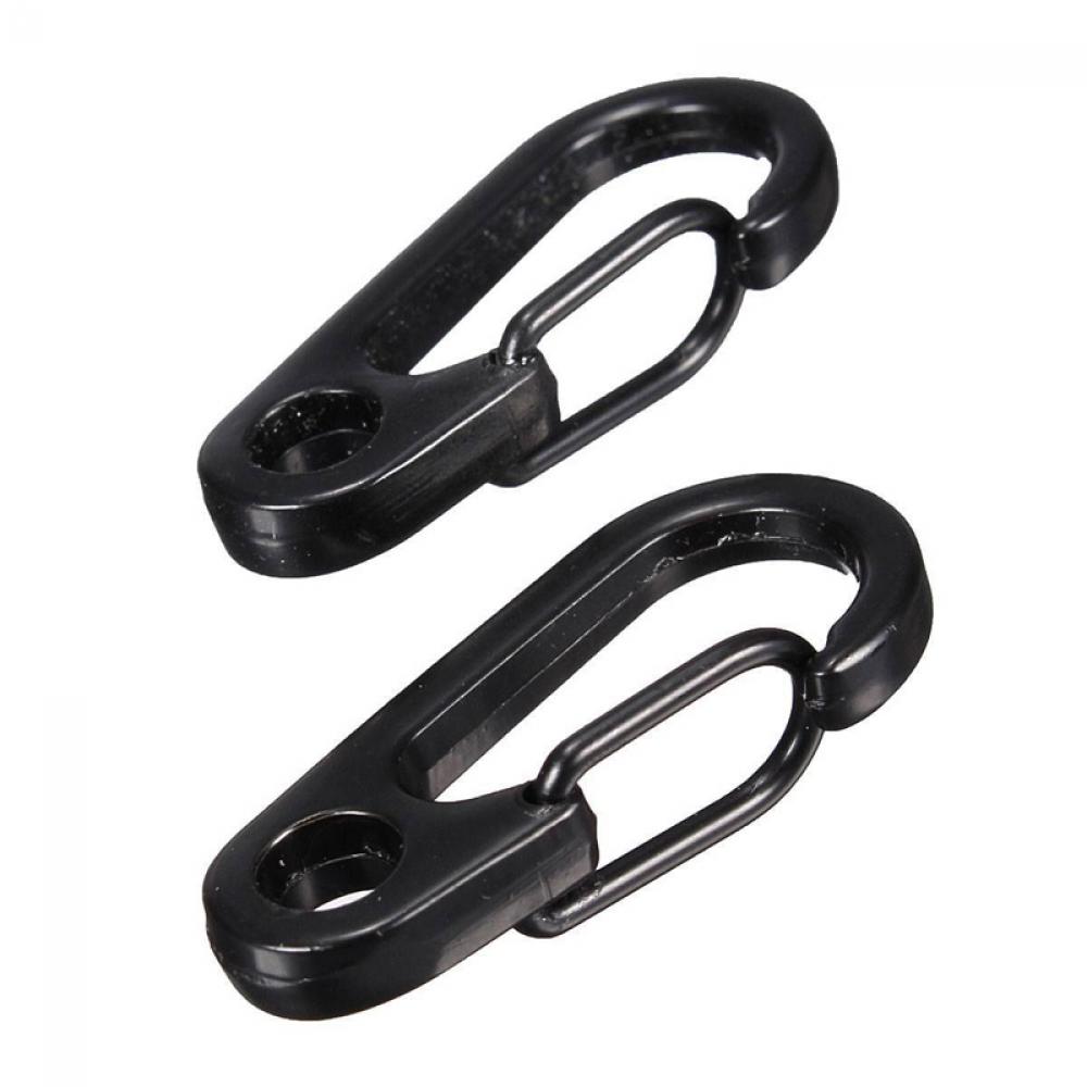 5 stücke EDC Keychain Clip Split Ring Edelstahl Karabiner Frühling Schnalle Schlüsselring