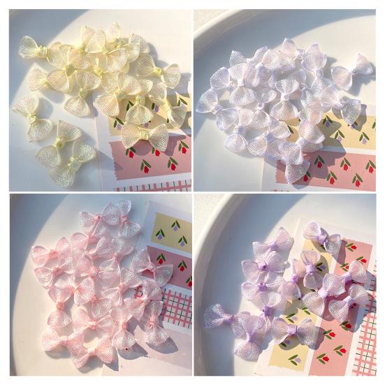 10 ks Mini mašliček Malé stužkové mašličky Malé předvázané mašličky pro DIY řemesla Šití Scrapbooking Balení dárků Vlasové doplňky Ozdoba na párty