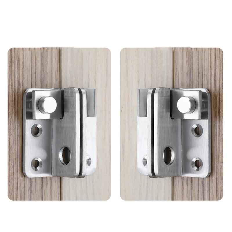Stainless Steel Sliding Door Lock Bolts Anti-theft Catch Lock Sliding Bolts Lock Padlock Clasp Gate Safety Lock Home Hardware