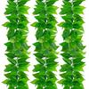 Rattan Air Conditioning Pipe Cover with Artificial Green Vines and Leaves