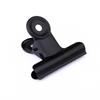 Zhiyou Silver & Black 50mm Tail Clip - Small Round Steel Ticket Clips, 6 Sizes Available