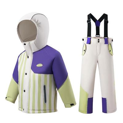 Boys and Girls Ski Jacket Snow Jacket Pants Suits Windproof Waterproof Winter Coats