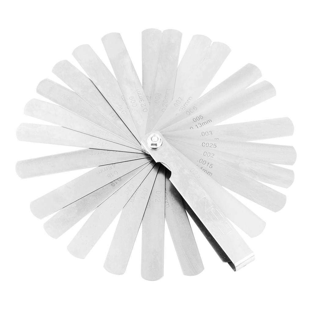 Feeler gauge 26 blades (0.04 - 0.63 mm) 65MN/stainless steel