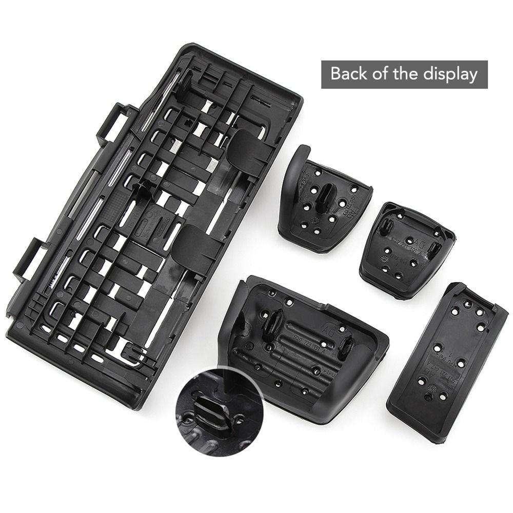 Anti-slip For Skoda For VW Golf 7 8 Set Pedal Cover Foot Pad Cover Car Pedals Brake Cover