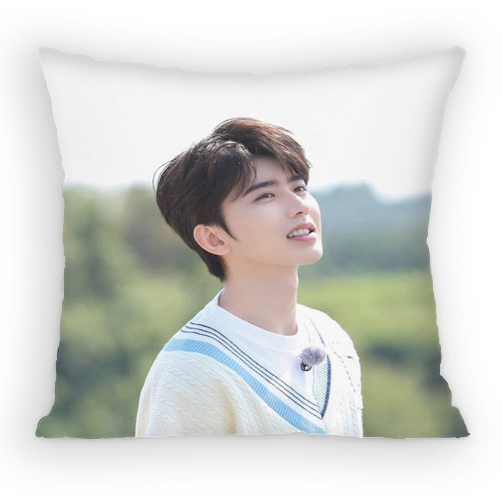 KUN Cai Deadman Pillow Case Sofa Living Room for Bedroom Car Headboard Backrest Cushion Square Cushion Nap Time