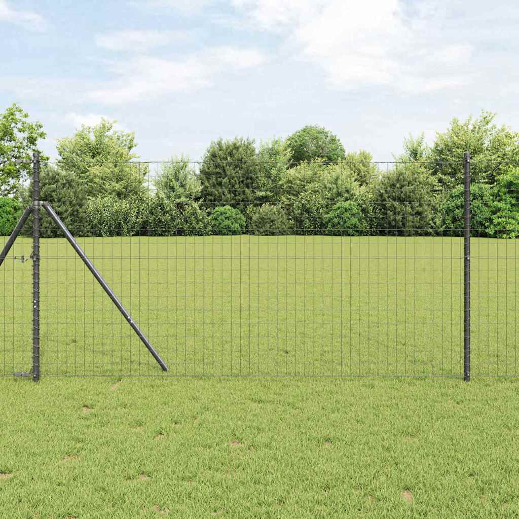 Euro Fence Gray 1 X 10 M PVC Coated Iron