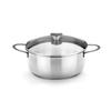 Bra ancora | casserole avec couvercle 24 cm, inox 18/10, sans antiadhésif, pleine induction tous feux dont induction