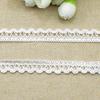 5 meters/16.4ft each pack Wavy Braided Lace Trim Ribbon white Pattern Decorative Fabric Edge for Dress Sewing DIY Craft Wedding Garment Embellishment