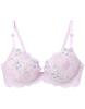 Natural Cups That Do Not Float Easily Bra JB2236 PI E75 [Unnanacool] Bra, Fit, [Accent Flower] Women's