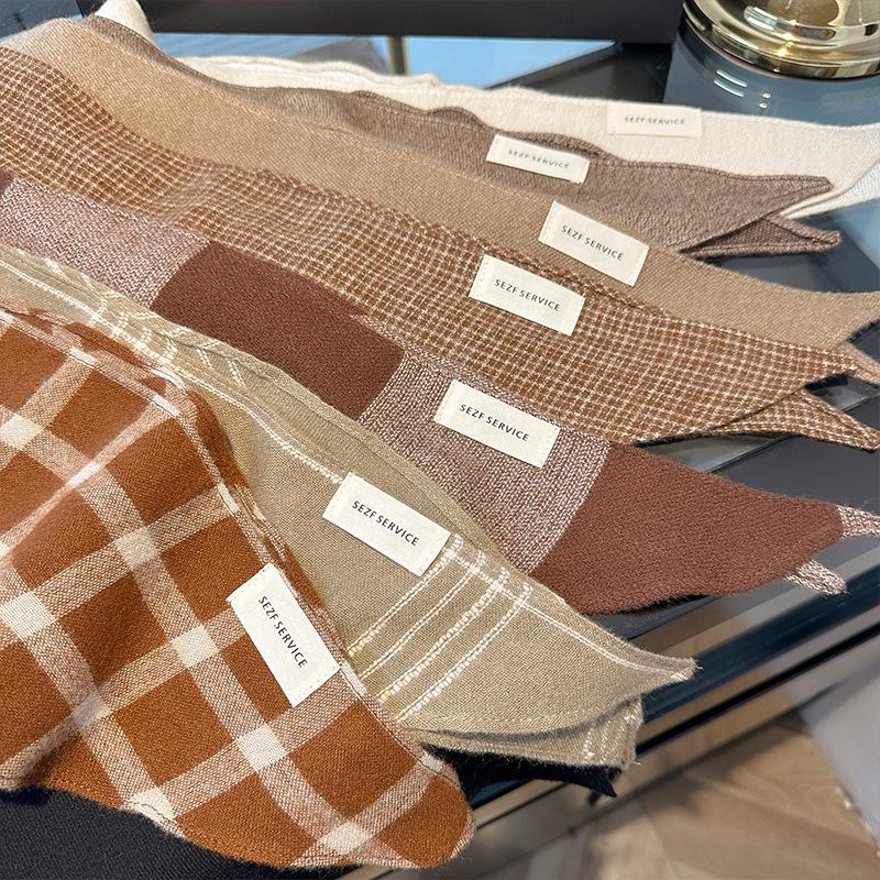 Autumn and Winter High-end Feeling Shawl Women's Warm Headscarf