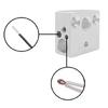 Aluminium Hotend Heizblock 3D-Drucker Hohe Temperaturen Heizblock Ersatz für MK8 Extruder Zubehör