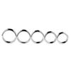 5 Sizes Stainless Steel Male Penis Ring Ball Scrotum Stretcher Ejaculation Delay Metal Cock Rings BDSM Sex Toys For Men Cockring