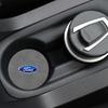 Badge Car Cup Coaster Waterproof Non-Slip Sift-Proof Spill Saucer For Ford F150 Focus Ranger Fiesta Transit Mustang Mondeo MK2 MK3 Fusion