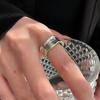 Retro Avocado Ring Bracelet For Women Irregular Adjustable Ring Handmade Designer Zircon Accessories Unisex Gift For Lovers