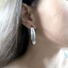 Silver Earrings Without Stones (2162872)