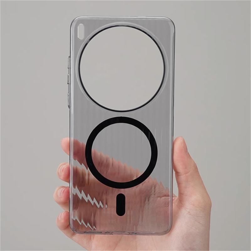 Case For Vivo X300 Ultra X200 Pro Mini X 200 Ultra X100 For MagSafe Magnetic Matte Transparent Luggage Stripe Slim Cover Bumper