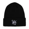 ULUK Lucida Embroidered Big Point Knit Beanie_Black