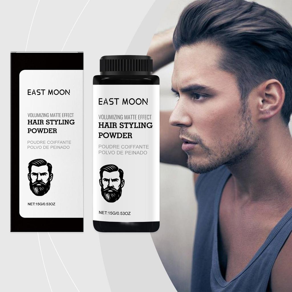 Men Hair Texture Powder Thickening Matte Hair Fiber Powders Long Lasting Styling Non Sticky Fluffy Styling Powder