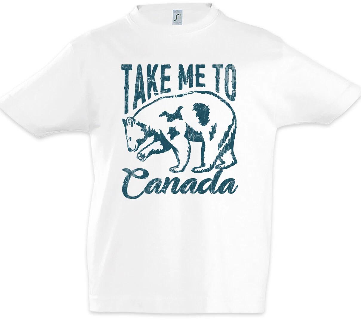 Take Me To Canada Kids Boys kids boys T-Shirt Flag Canada Bear Bears Nature Wilderness 100
