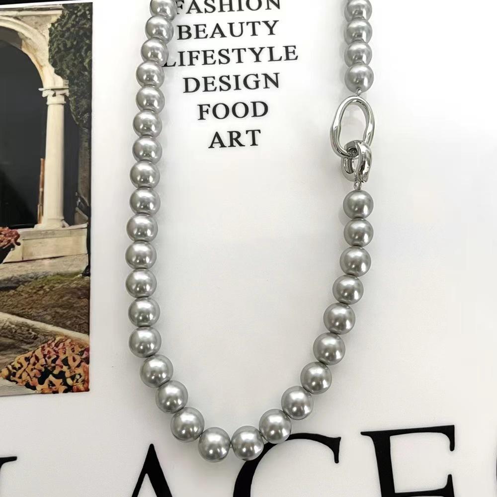 Antique Collarbone Chain, Pearl Necklace, Neck Chain, Summer Niche Versatile Personality Design Items