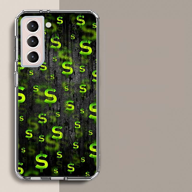 The World of US Dollar Currency Phone Case For Samsung A16 A26 A36 A56 A17 A15 A25 A35 A55 A14 A24 A34 A54 A04S A05S Galaxy Note